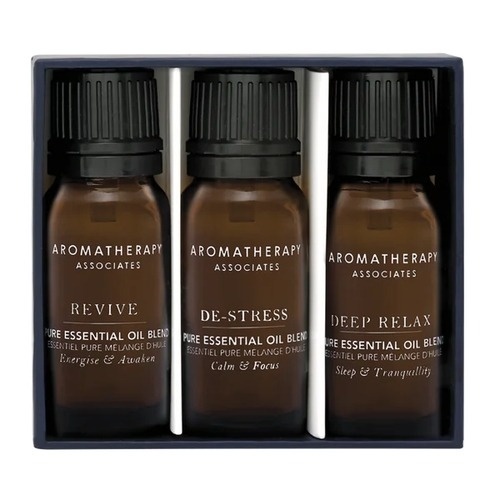 Aromatherapy Associates Essential Oil Blends Collection Zestaw olejków eterycznych do dyfuzora 3 x 10 ml