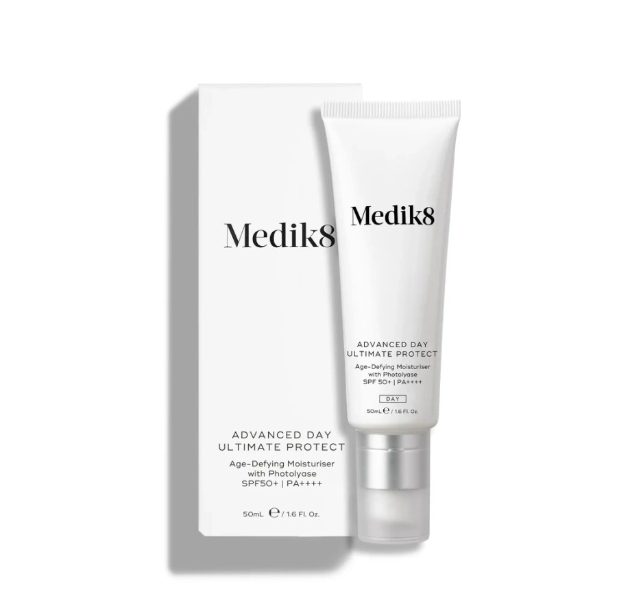 Medik8 Advanced Day Ultimate Protect Krem nawilżający z fotoliazą, zwalczający oznaki starzenia skóry, SPF 50+ | PA++++ 50 ml