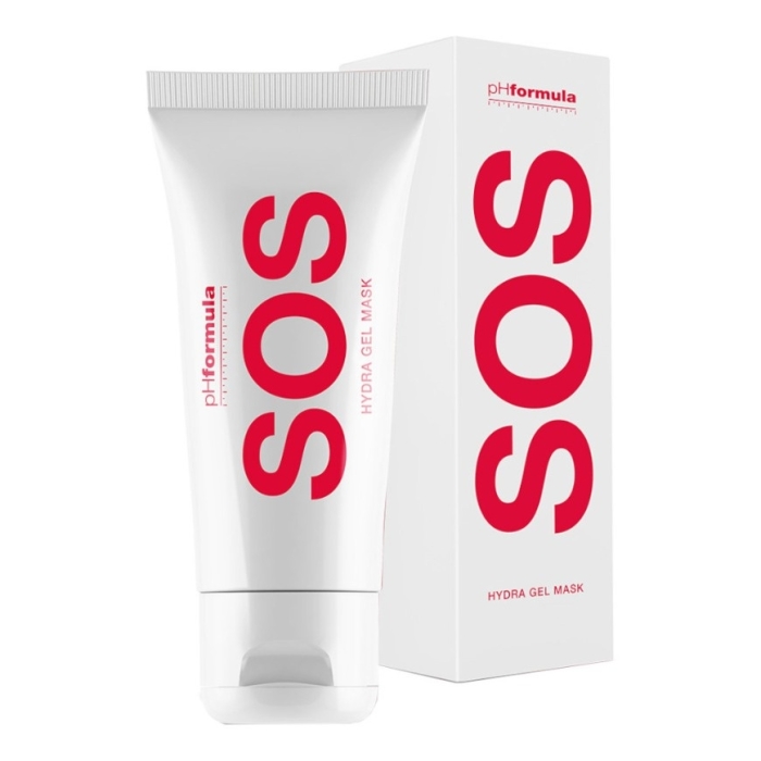 pHformula SOS HYDRA Gel Mask Odświeżająca, łagodząca, nawilżająca maska żelowa 50 ml