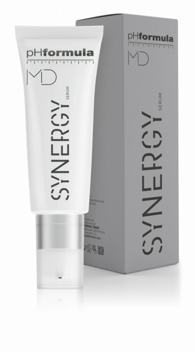 pHformula MD SYNERGY advanced serum Serum z mikrokapsułkowanym retinolem, kompleksem kwasów, arbutyną i koenzymem Q10 50 ml