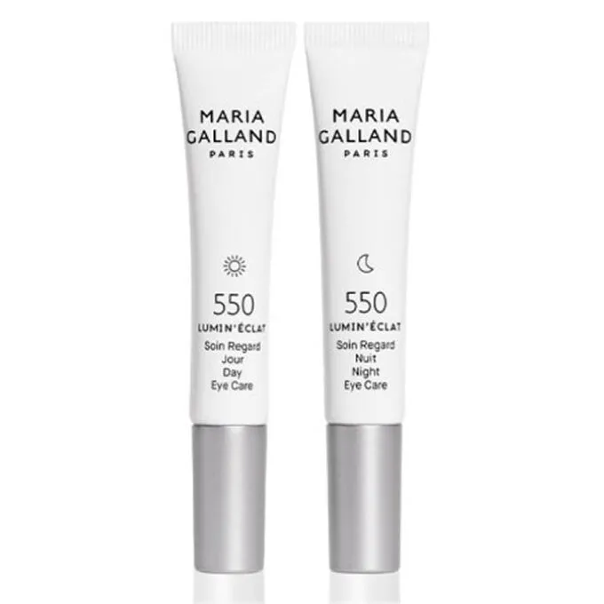 Maria Galland Day and Night Eye Care Duo (550) Rozświetlające i regenerujące DUO na okolice oczu 2 x 10 ml