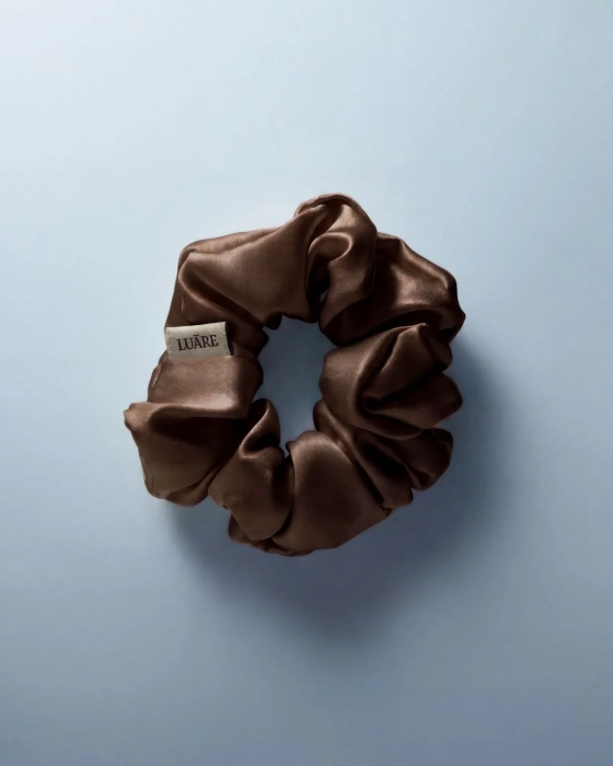 Luare The Midi Scrunchie - Nougat