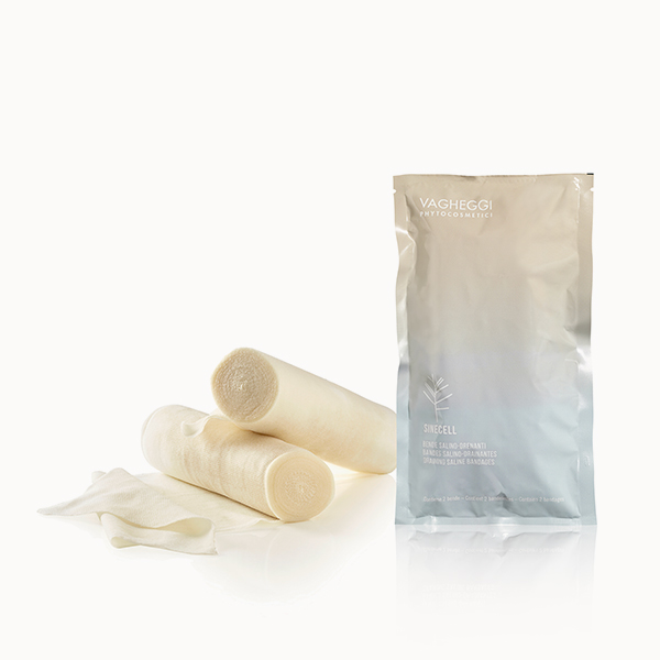 Vagheggi New Sinecell Draining Saline Bandages Redukujące bandaże termiczne 2 szt.