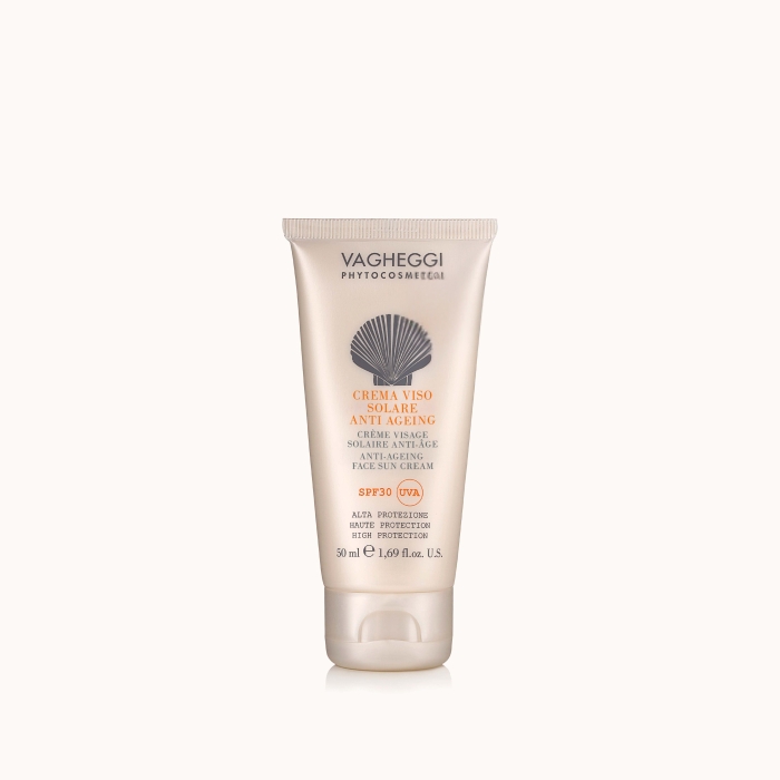 Vagheggi Anti-Ageing Tanning Face Cream Przeciwzmarszczkowy krem do opalania do skóry twarzy SPF30 50 ml