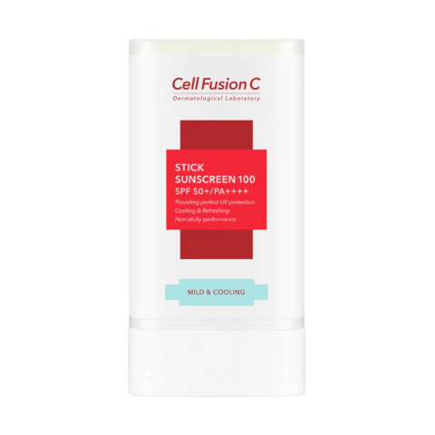 CELL FUSION C Aquatica Stick Sunscreen SPF 50+ / PA++++ Sztyft przeciwsłoneczny dla skór wrażliwych, naczyniowych i suchych 19 g