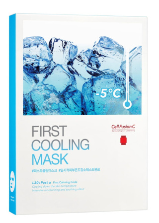 CELL FUSION C FIRST COOLING MASK Chłodząca maska hydrożelowa dla podrażnionej skóry 5x25g