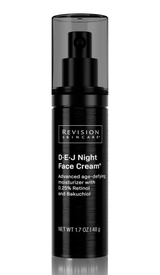 REVISION D·E·J NIGHT FACE CREAM Zaawansowany krem nawilżająco – przeciwstarzeniowy z 0,25% retinolem i bakuchiolem 48g