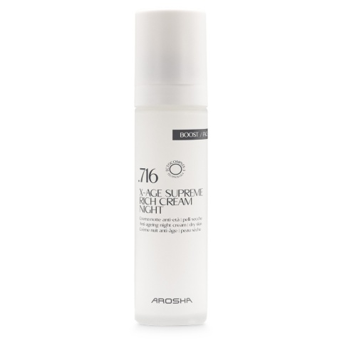 AROSHA .716 X-AGE SUPREME RICH CREAM NIGHT Krem przeciwstarzeniowy na noc dla skóry suchej 50 ml
