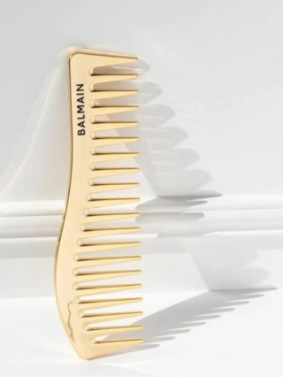Balmain 14K Gold Plated Styling Comb Grzebień do stylizacji złoty