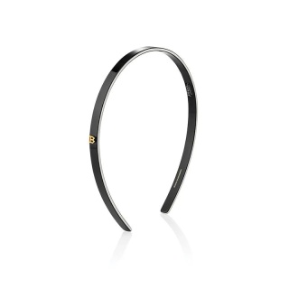 Balmain Acetate Headband Black/White Small Opaska do włosów czarno/biała mała