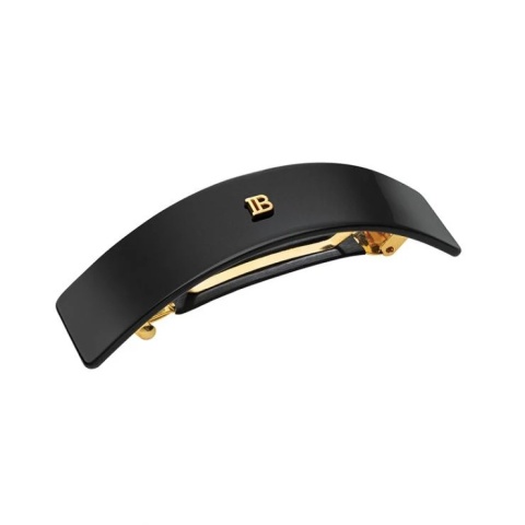 Balmain Barrette pour Cheveux Large Black Klamra do włosów L Czarna 9,6 cm x 2,4