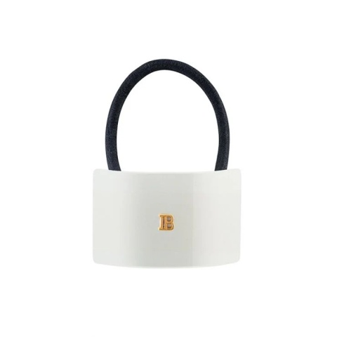 Balmain Elastique pour Cheveux White Gumka do włosów Biała 5 cm x 3,1 cm