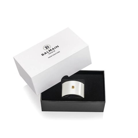 Balmain Elastique pour Cheveux White Gumka do włosów Biała 5 cm x 3,1 cm