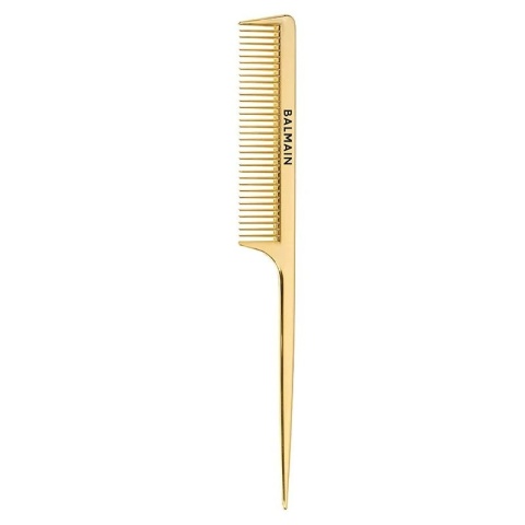 Balmain 14K Gold Plated Tail Comb Grzebień ze szpikulcem złoty