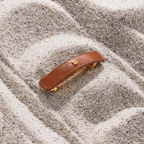 Balmain Klamra do włosów Riviera Koniak Średnia