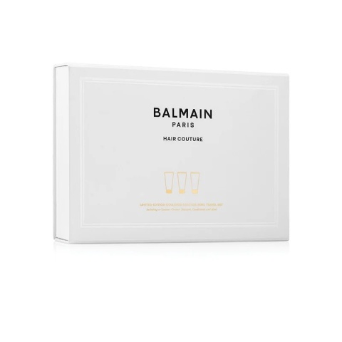 Balmain Limited Edition Couleurs Couture 50ml Travel Set Zestaw podróżny Muse De Lete: szampon, maska i odżywka Couleurs Couture