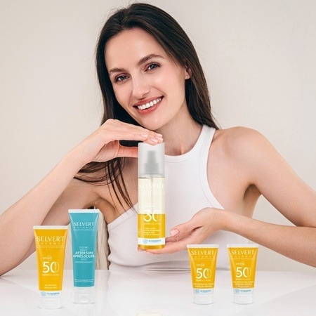 SELVERT THERMAL AGE PREVENT GEL-CREAM WITH COLOUR SPF50 Żel-krem do twarzy z kolorem i barierą ochronną 50ml