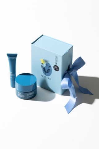 VAGHEGGI Gift box Rehydra Krem nawilżający 100h do twarzy 50 ml + Krem pod oczy 15 ml