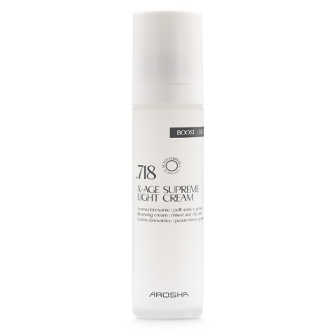 AROSHA .718 X-AGE SUPREME LIGHT CREAM Krem regenerujący dla skóry mieszanej i tłustej 50 ml