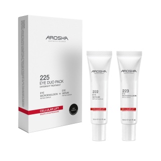 AROSHA EYE DUO PACK (MICROEMULSION + SERUM ) DAY&NIGHT Duet pod oczy (serum + mikroemulsja) 2 x 15 ml