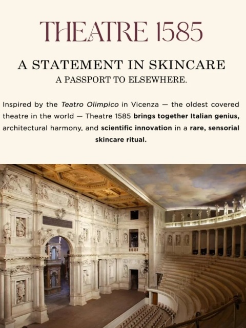 Vagheggi Theatre 1585 Limited Edition Luxury Gift Pack Limitowany zestaw prezentowy