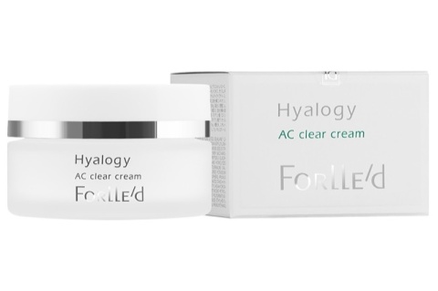 FORLLED HYALOGY AC CLEAR CREAM Delikatny krem do skóry tłustej i mieszanej ze skłonnością do wyprysków 50g