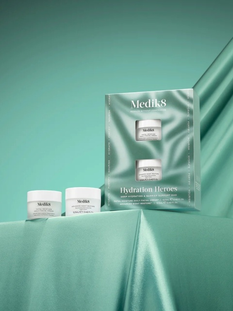 Medik8 Hydration Heroes ZESTAW Total Moisture Daily Facial Cream 50 ml + Advanced Night Restore 50 ml