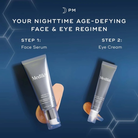 Medik8 Retinal Rewind ZESTAW Crystal Retinal 3 30 ml + Crystal Retinal Ceramide Eye 3 15 ml