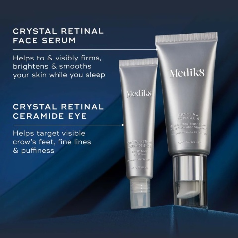 Medik8 Retinal Rewind ZESTAW Crystal Retinal 3 30 ml + Crystal Retinal Ceramide Eye 3 15 ml