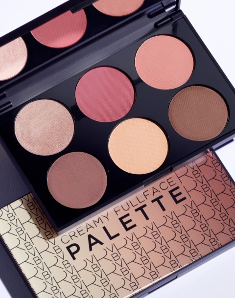 RVB LAB THE MAKE UP Creamy Full Face Palette Kompaktowa paleta wielofunkcyjna 6 x 2,5 g