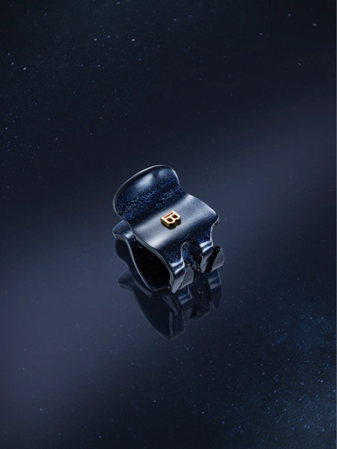 Balmain Pince à Cheveux Extra Small Cosmic Sapphire Klamerka do włosów XS Szafirowa 3 cm