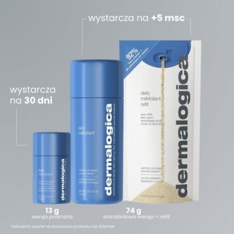 Dermalogica Daily Milkfoliant Wyjątkowo delikatny puder złuszczający Refill 74 g