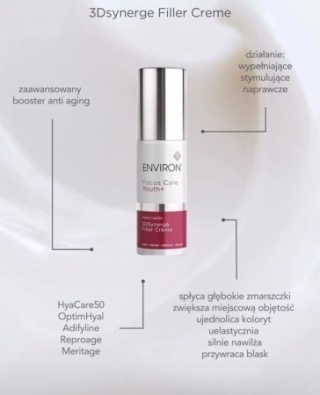 Environ 3D Synerge Filler Creme Wypełniający, przeciwzmarszczkowy krem 30 ml
