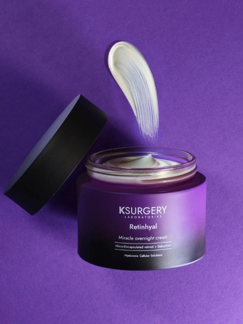 Ksurgery Retinhyal Miracle Overnight Cream Przeciwstarzeniowy krem na noc z retinolem 50ml