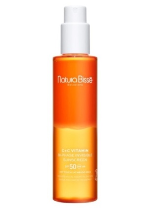 Natura Bisse C+C Vitamin SPF 50 Bi-Phase Invisible Sunscreen Dwufazowy, suchy olejek do ciała SPF 50 200 ml