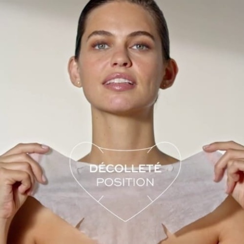 Natura Bisse Inhibit Tensolift Neck Mask Maska intensywnie liftingująca na szyję i dekolt 1 szt