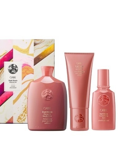 Oribe Bright Blonde Essentials Set Rozświetlający zestaw do włosów blond