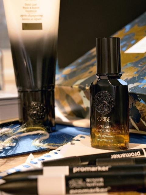 Oribe x Kustaa Saksi Gold Lust Collection Zestaw regenerujący do włosów zniszczonych