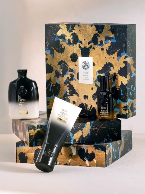 Oribe x Kustaa Saksi Gold Lust Collection Zestaw regenerujący do włosów zniszczonych