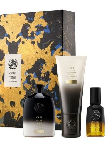 Oribe x Kustaa Saksi Gold Lust Collection Zestaw regenerujący do włosów zniszczonych