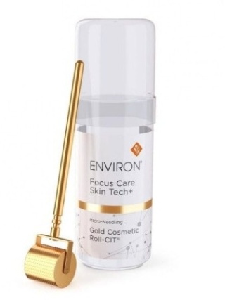 Environ Cosmetic Gold Roll-CIT Pozłacany dermaroller do mezoterapii domowej 0,2 mm