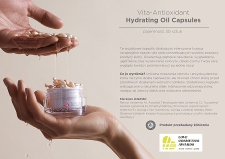 Environ Hydrating Oil Capsules Intensywne kapsułki anti-aging z retinolem 30 szt.