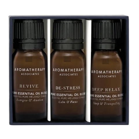 Aromatherapy Associates Essential Oil Blends Collection Zestaw olejków eterycznych do dyfuzora 3 x 10 ml