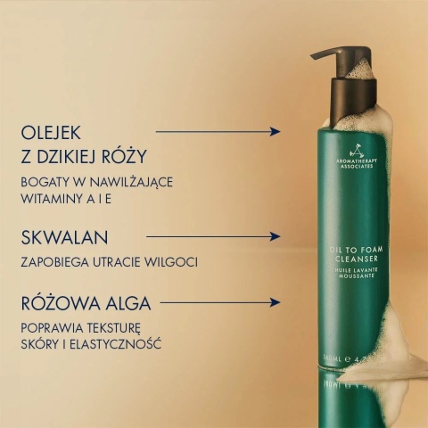 Aromatherapy Associates Oil To Foam Cleanser Pianka w olejku do mycia twarzy 140 ml