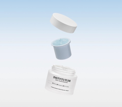 Instytutum HydraFusion Refill POD Nawilżający żel-krem Nawilżający żel krem z 4 rodzajami kwasu hialuronowego Refill 50 ml