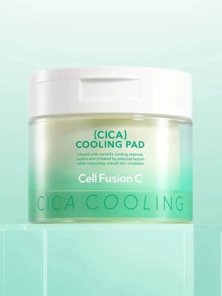 Cell Fusion C Cica Cooling Pad Płatki chłodząco-łagodzące z wąkrotką azjatycką 70 szt.
