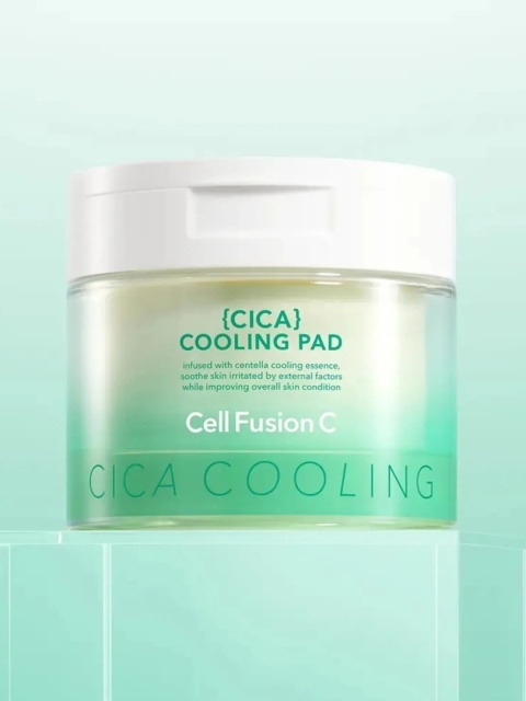 Cell Fusion C Cica Cooling Pad Płatki chłodząco-łagodzące z wąkrotką azjatycką 70 szt.