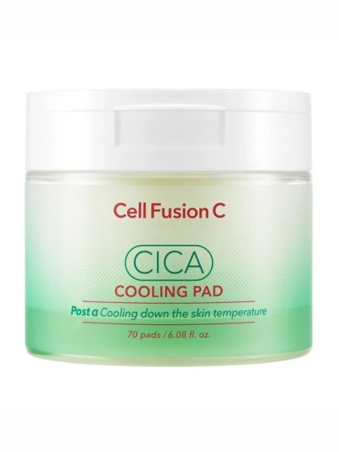 Cell Fusion C Cica Cooling Pad Płatki chłodząco-łagodzące z wąkrotką azjatycką 70 szt.