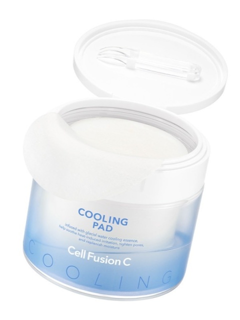 Cell Fusion C Cooling Pad Płatki chłodzące  z wodą lodowcową 70 szt.