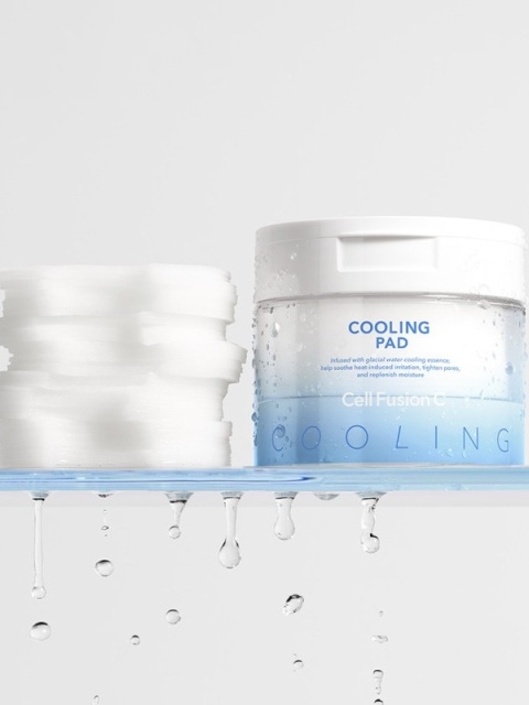 Cell Fusion C Cooling Pad Płatki chłodzące  z wodą lodowcową 70 szt.